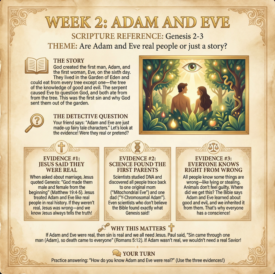 Inside page 2 of Systematic Theology: 52 Week Workbook for Kids