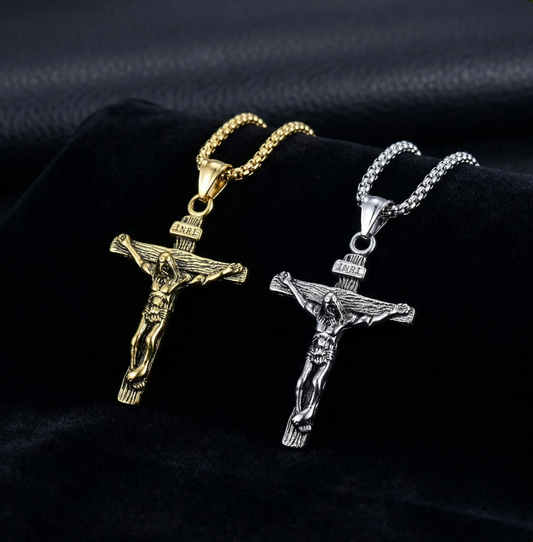Cross Necklace - Stainless Steel